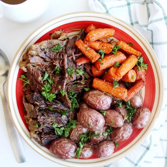 Pot Roast with Veggies and Gravy