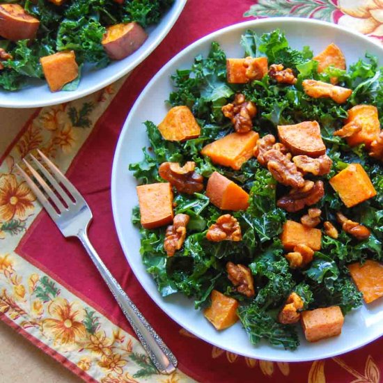 Sweet Potato and Kale Salad