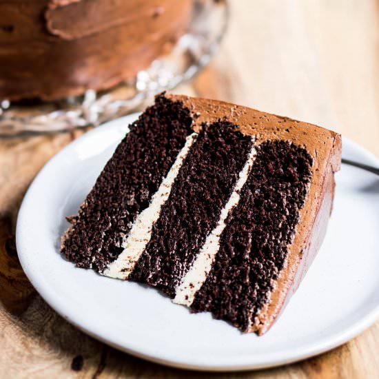 Chocolate Cake with Salted Caramel