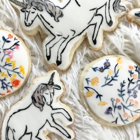 white chocolate cutout cookies