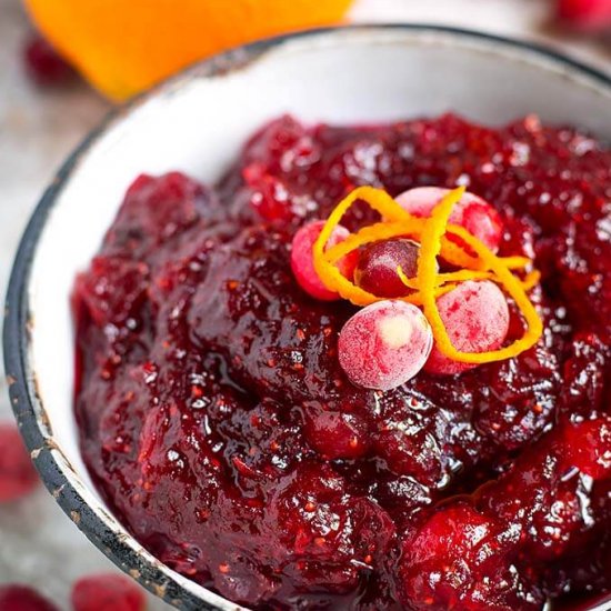 Instant Pot Cranberry Sauce