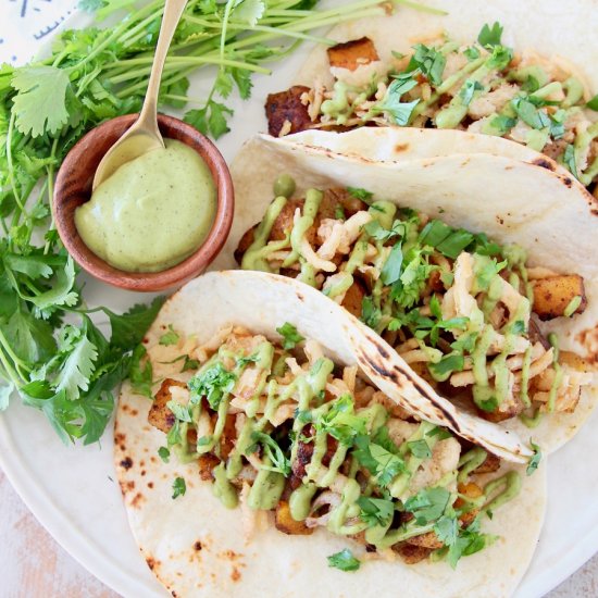 Butternut Squash Tacos