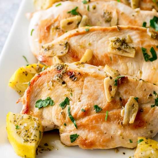 Garlic Greek Chicken