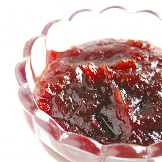 Cranberry sauce