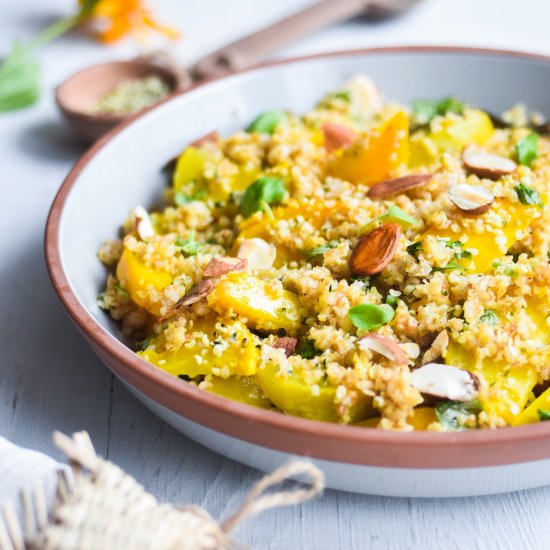 Yellow Beet Bulgur Salad