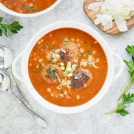 Instant Pot Italian Meatball Soup