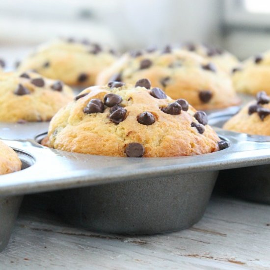 Chocolate Chip Orange Muffins