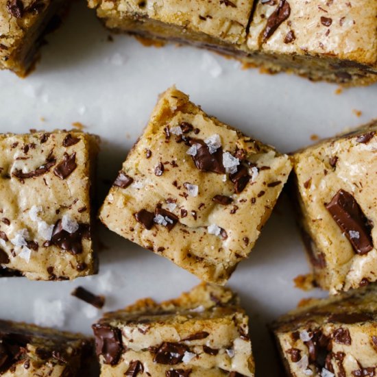 Brown Butter Muscovado Cookie Bars