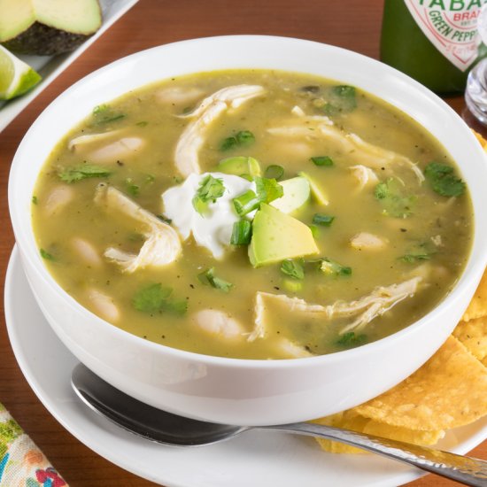 Slow-Simmered White Chicken Chili