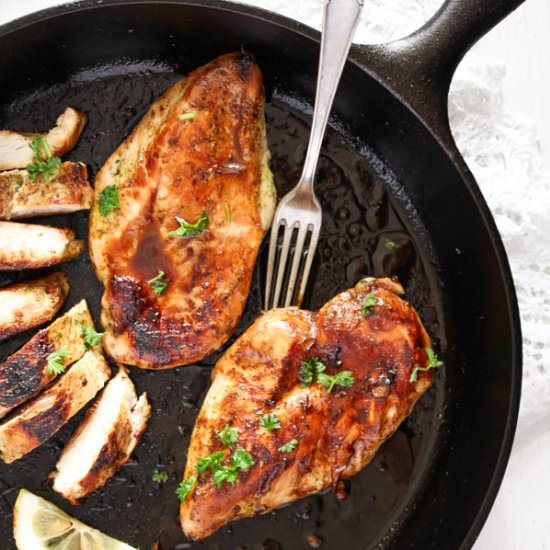 Skillet Chicken Breasts