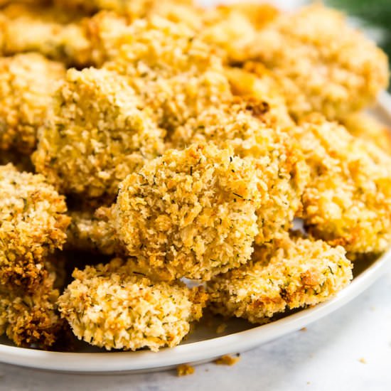 Oven Fried Pickles