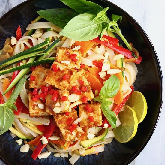 Vegan Tofu Pad Thai