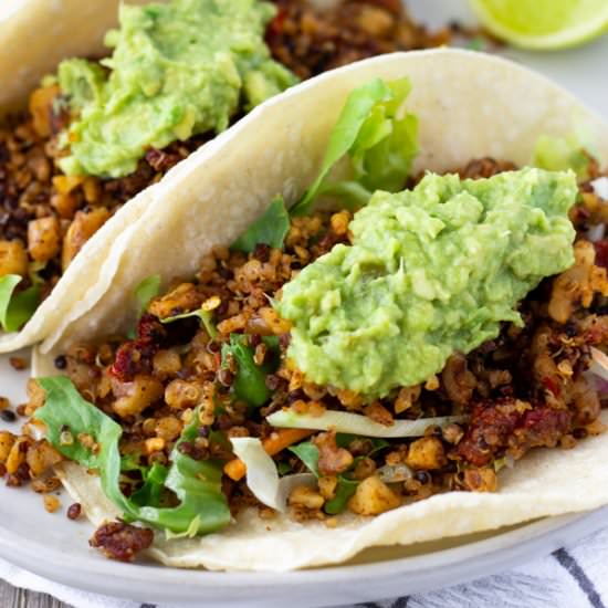 Vegan Chorizo Tacos