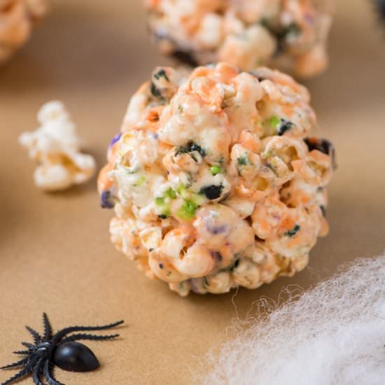 Halloween Popcorn Balls