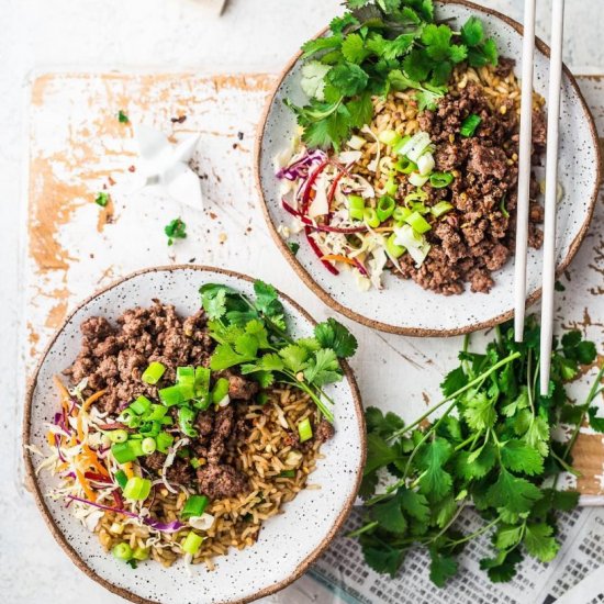 Asian Beef Bowls