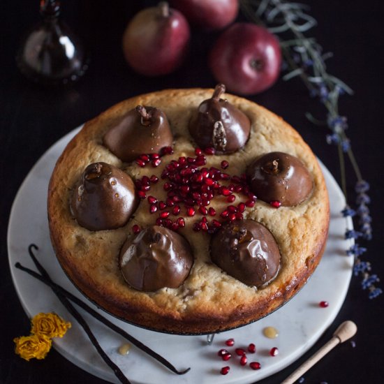 Whole D’Anjou Pear & Maple Cake