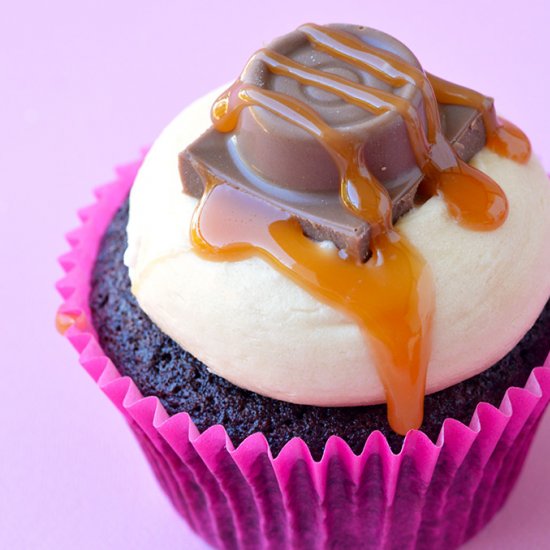 Caramel Chocolate Cupcakes