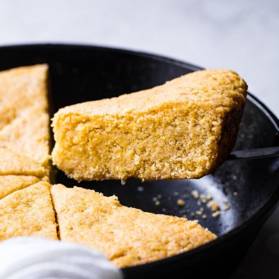 Gluten Free Vegan Sweet Cornbread