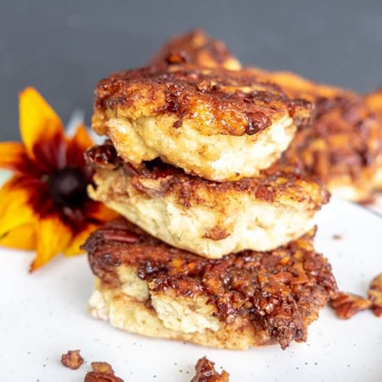 Pull Apart Sticky Pumpkin Spice Bun