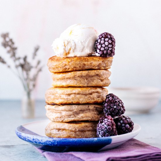 German Vegan Apple Cinnamon Pancake