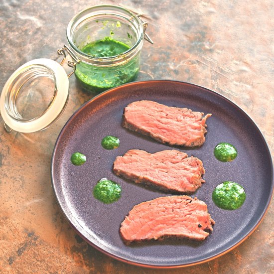 Tri-Tip Steak with Chimichurri