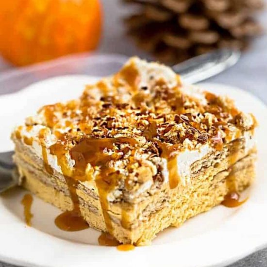 Pumpkin Icebox Cake