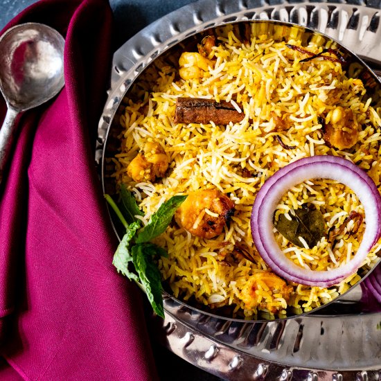 Shrimp Biryani