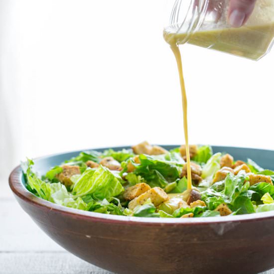 egg-free caesar salad dressing