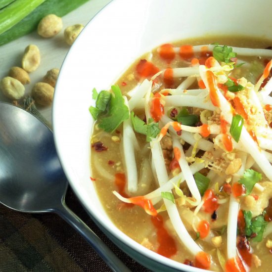 chicken pad thai soup