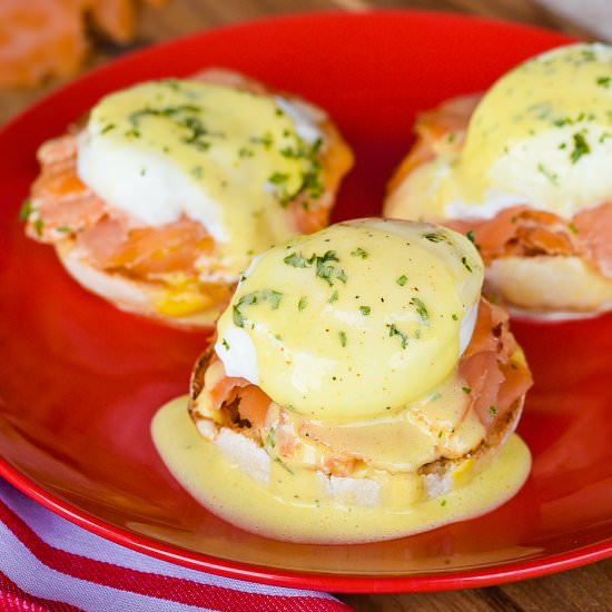 Smoked Salmon Eggs Benedict