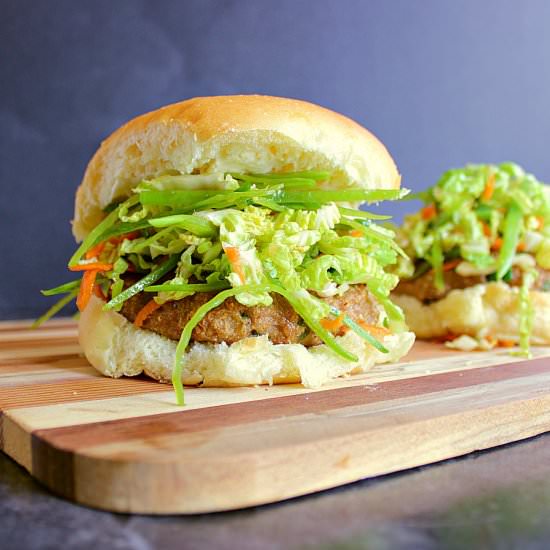 Asian Turkey Burger