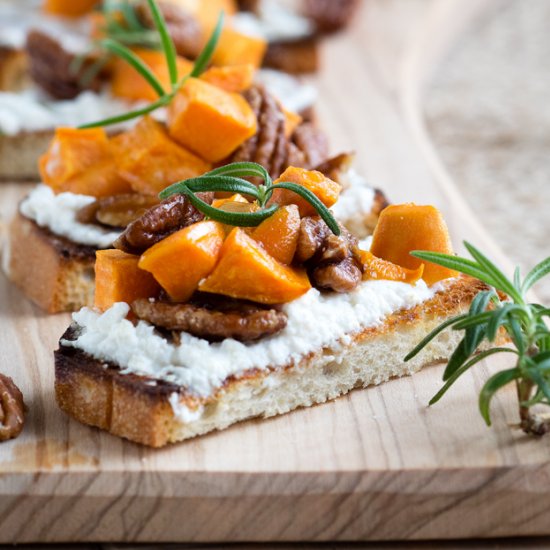 Sweet Potato Bruschetta