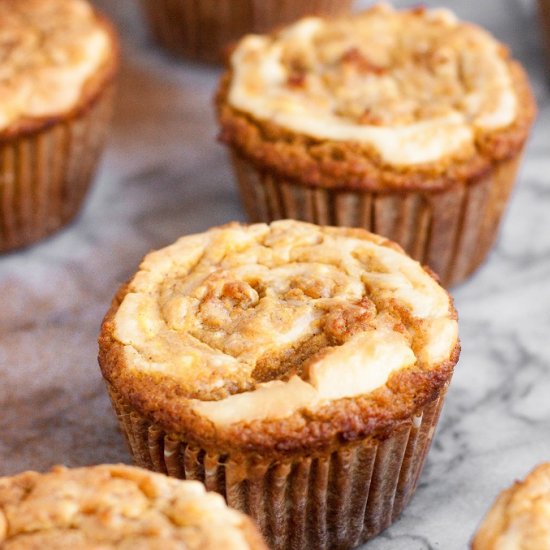 Cream Cheese Pumpkin Muffins