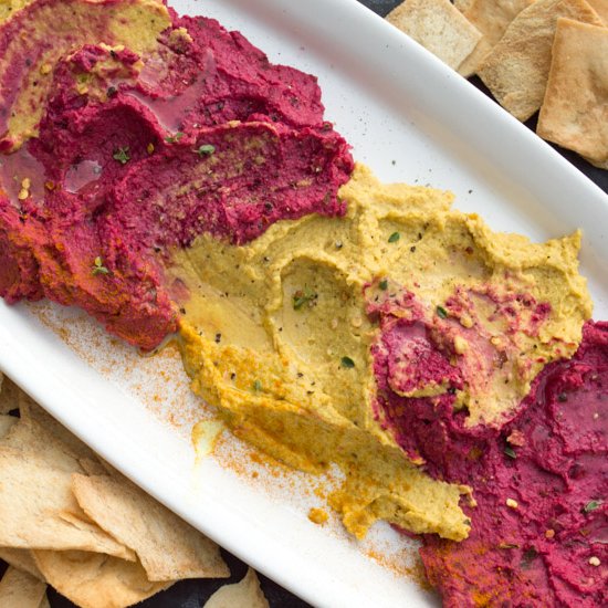 Golden Sunset Beet Hummus