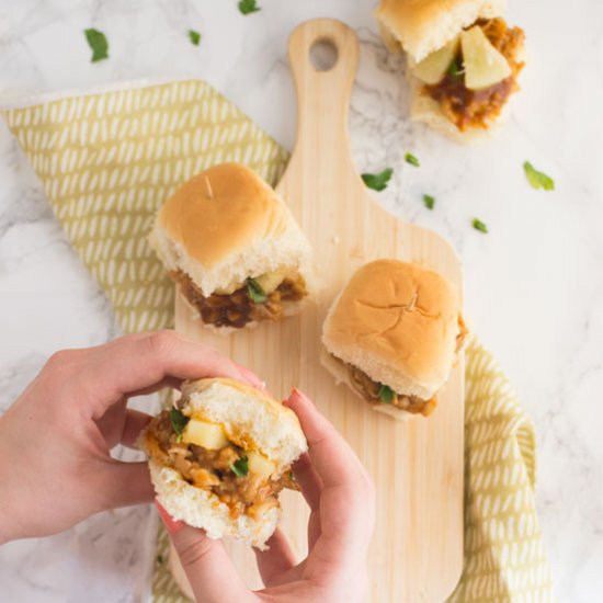 Huli Huli Jackfruit Sliders