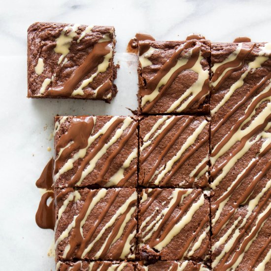 Chocolate Tahini Brownies