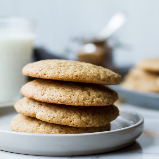 Pumpkin Snickerdoodle Cookies