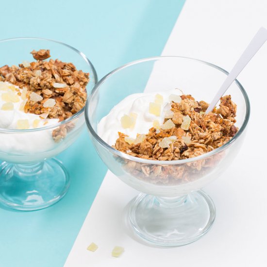 Carrot Cake Granola Parfait