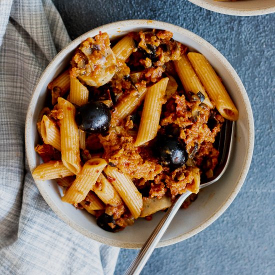 10-Minute Sun Dried Tomato Pasta