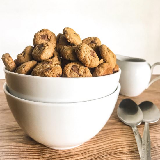 Oatmeal Peanut Butter Cookie Crisps