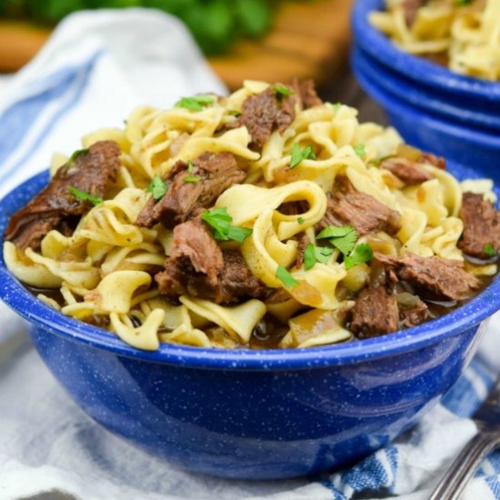 BEEF AND NOODLES