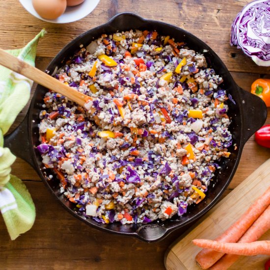 20-Minute Pork Fried Cauli Rice