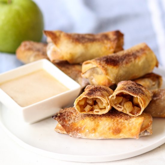 Crispy Baked Apple Pie Bites