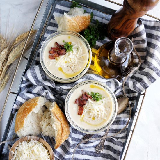 Cauliflower Cheddar Soup