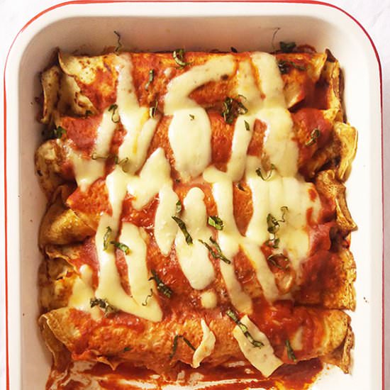 Pulled Pork Manicotti