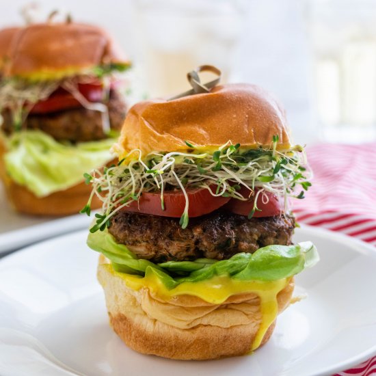 Lamb Burger Slider with Turmeric