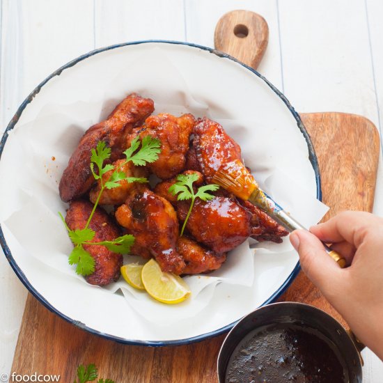 Thai Sticky Chicken Wings