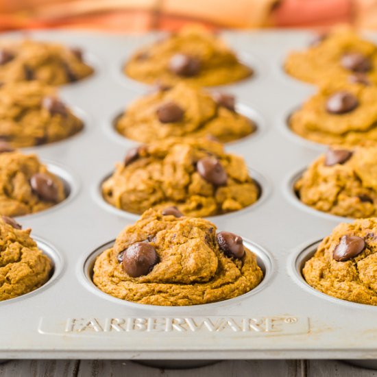 Pumpkin Chocolate Chip Muffins