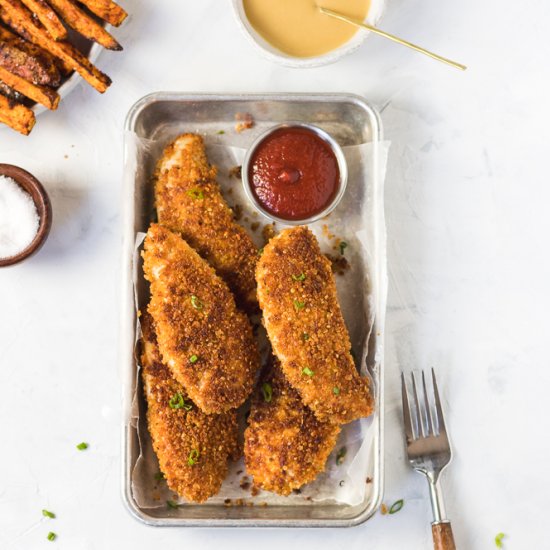 Quinoa Crusted Chicken Tenders