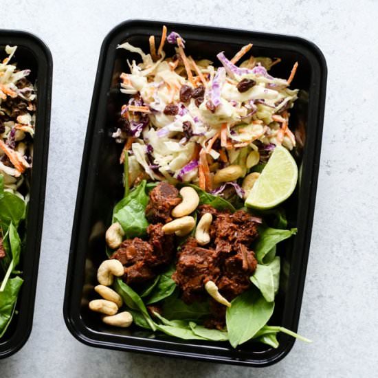 BBQ Jackfruit & Slaw Meal Prep